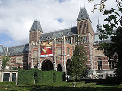 Rijksmuseum (the National Museum of the Netherlands), southern facade - 암스테르담, 네덜란드