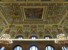 The renovated Lotz Room in the Paris Department Store ("Párizsi Nagyáruház") - 부다페스트, 헝가리