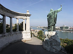 Statue of Bishop St. Gerard (in Hungarian "Szent Gellért") - Budapešť, Maďarsko