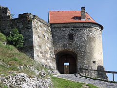 The outer gatehouse with the entrance of the castle - Sümeg, Maďarsko