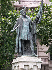 Bronze statue of Miklós Zrínyi - Budapešť, Maďarsko