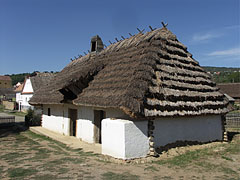 The early-19th-century-built dwelling house from Filkeháza - Szentendre, Maďarsko