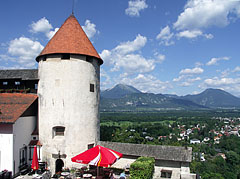 The tower of the Bled Castle - Bled, Slovenya