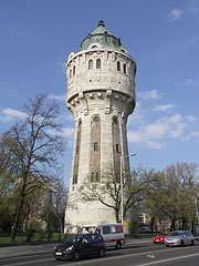 The 57-meter-high Water Tower is one of the symbols of Újpest District - Budapeşte, Macaristan