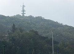 The Sipos Hill Lookout Tower from the harbour - Fonyód, Ungaria