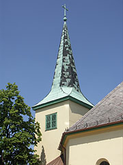 The steeple (tower) of the Lutheran Church - Gödöllő, Ungaria