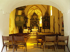 The interior of the Roman Catholic St. Stephen's Church - Nagyvázsony, Ungaria