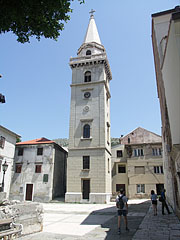 The separated bell tower (belfry) of the Virgin Mary Cathedral - Senj, Croația