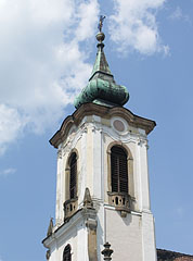 Steeple (tower) of Blagovestenska Serbian Orthodox Church ("Greek Church") - Szentendre, Ungaria