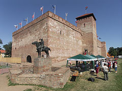 The brick-walled medieval Castle of Gyula - Gyula, Hungria