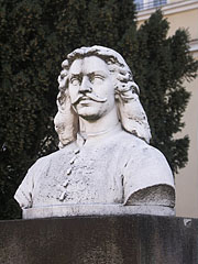 Bust statue of Francis II Rákóczi (or Ferenc Rákóczi II) Hungarian noble and prince (1676-1735) - Szécsény, Hungria