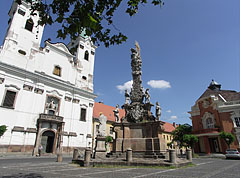 Piarist Church of Saint Ann and the Holy Trinity column - Vác, Hungría