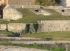 Military amphitheater of Aquincum, the ruins of the ancient Roman theater - Budapest, Ungheria