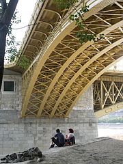 The Margaret Island wing of the Margaret Bridge - Budapest, Ungheria