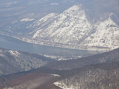 The view of the Danube Band (in Hungarian "Dunakanyar") from Dobogókő - Dobogókő, Ungheria