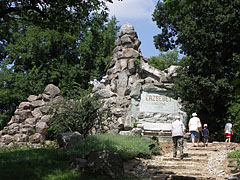 Artificial rock in the Erzsébet Park (Elisabeth Park) - Gödöllő, Ungheria