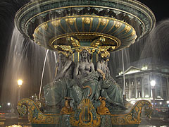 Place de la Concorde, Fontaine - Paris, France