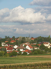 Landscape with clouds and warm colors - Mogyoród, Madžarska