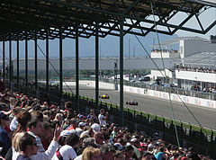 Home straight with the covered Super Gold tribune - Mogyoród, Węgry