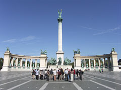 The Millennium Memorial (also known as the Millenial Monument) - Boedapest, Hongarije