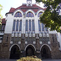 The Transylvanian motif decorated Hungarian secession (Art Nouveau) style Reformed New College - Kecskemét, Hongarije