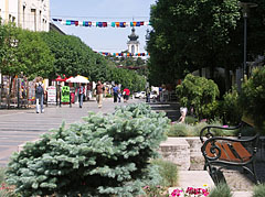 Landscaped pedestrian mall (or street) - Keszthely, Hongarije