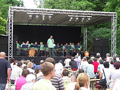 Brass band of Nagykáta (IV. Klastromhegyi Apátsági Pincenapok wine festival) - Mogyoród, Hongarije