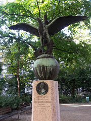 Memorial of Sándor Kisfaludy Hungarian lyric poet - Budapest, Ungarn