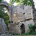 The ruins of the Pauline monastery of Szentlélek in the woods - Ómassa, Hungary