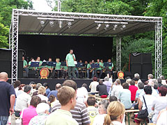 Brass band of Nagykáta (IV. Klastromhegyi Apátsági Pincenapok wine festival) - Mogyoród, Мађарска