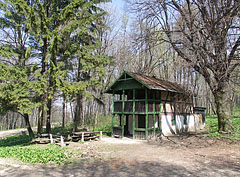 The former hunting lodge called "Ash House" (in Hungarian "Hamuház"), it is today a rented holiday chalet - Bakony Mountains, Maďarsko