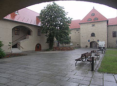 Spring thunderstorm in the Szerencs Castle - Szerencs, Maďarsko