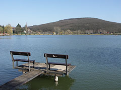 The small (4-hectare) lake in the hills - Bánk, Maďarsko