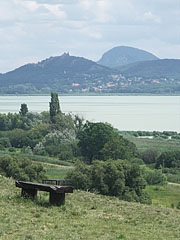 Sight to the Castle of Szigliget from Balatongyörök village - Balatongyörök, Macaristan