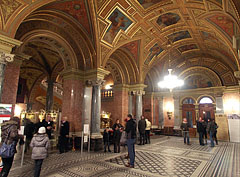 The lobby of the Budapest Opera House - Budapeşte, Macaristan