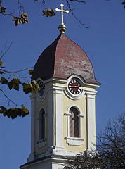 The steeple of the Roman Catholic church of Barcs - Barcs, Ungaria