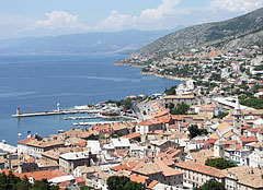 View of the town from the Nehaj Castle - Senj, Croația