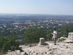 View to Tatabánya from the Kő Hill and the Turul Monument - Tatabánya, Ungaria