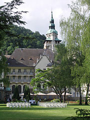 The park of the Lillafüred Palace Hotel - Miskolc, Hungría