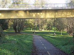 The section of the bicycle path under the Drava Bridge - Barcs, Ungheria