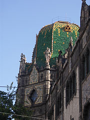 The green dome of the Museum of Applied Arts - Budapest, Ungheria