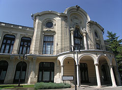 The main facade of the Stefania Palace - Budapest, Ungheria