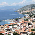 View of the town from the Nehaj Castle - Senj, Kroatia