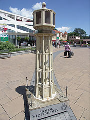 Scale model of the Siófok Water Tower in the square - Siófok, Unkari