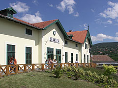 Main entrance of the Skanzen (train station and visitor center) - Szentendre, Madžarska