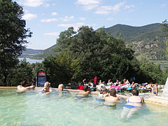 The ugly but likeable ferro-concrete rings at the thermal pools of Lepence beach - Visegrád, Madžarska