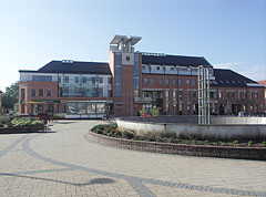 The new moder Town Hall on the main square - Nagykálló, Węgry