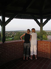 The Kőhegy Lookout Tower from inside - Zamárdi, Węgry