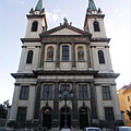 The double steeples of the baroque Cathedral of the Visitation of Our Lady ("Sarlós Boldogasszony") - Szombathely, Ουγγαρία