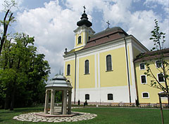 The baroque style Basilica of the Assumption of Virgin Mary ("Nagyboldogasszony Bazilika") - Gödöllő, Hungary